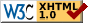 Valid XHTML 1.0 Transitional